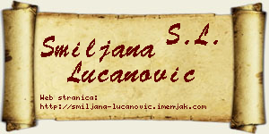 Smiljana Lučanović vizit kartica